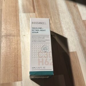 Brand new unopened Biossance squalane + retinol night serum